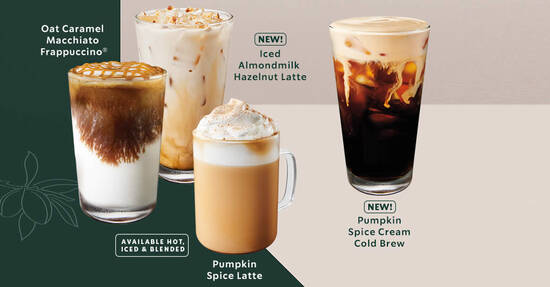Featured image for Starbucks: Pumpkin Spice is returning along with other new beverages from 9 September 2020