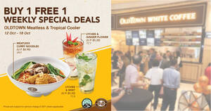 Featured image for (EXPIRED) OLDTOWN White Coffee: Buy-1-Get-1-Free Meatless Curry Noodles and more from 12 – 18 Oct 2020