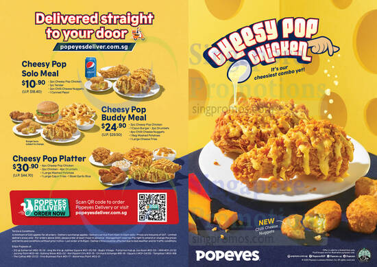 Popeyes launches new Cheesy Pop Chicken in-stores and online till 7