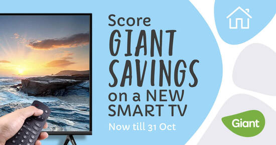 Score GIANT SAVINGS On A New Smart TV (Now till 31 Oct 2020) - 1