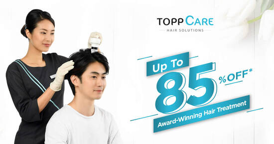 Featured image for Up to 85% off Award-Winning Hair Loss Prevention Treatment (1 Nov - 31 Dec 2020)