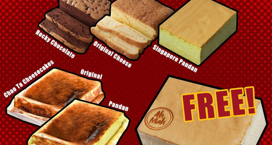 Featured image for Ah Mah Homemade Cake: Free Castella Cake with any purchase of two Homemade Cakes till 13 Nov 2020