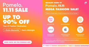 Featured image for POMELO 11.11 SALE: Up to 90% off online and In-store + win iPhone 12 Pro!