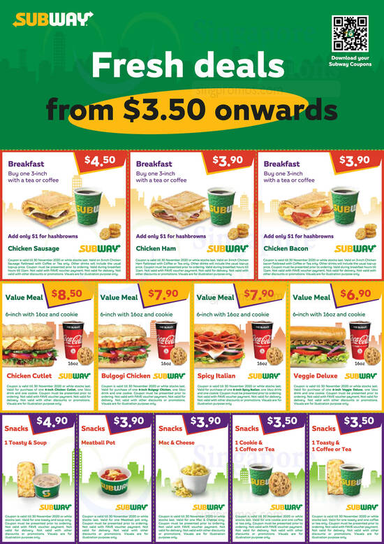 Subway deals coupons 2020