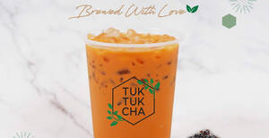 Featured image for Tuk Tuk Cha: $1.50 Thai Milk Tea with Pearls (Regular-size) with PAssion cards till 10 December 2020