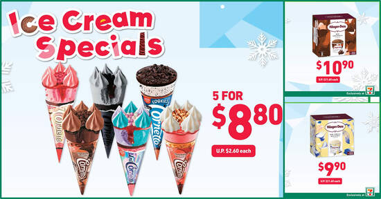 7-Eleven Ice Cream Specials from 30 Dec 2020 - 1