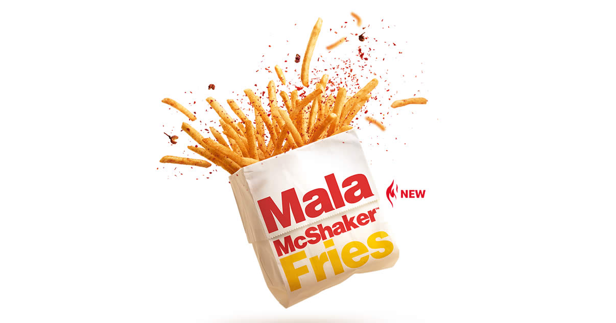 Featured image for McDonald's S'pore launches new Mala McShaker™ Fries from 31 Dec 2020