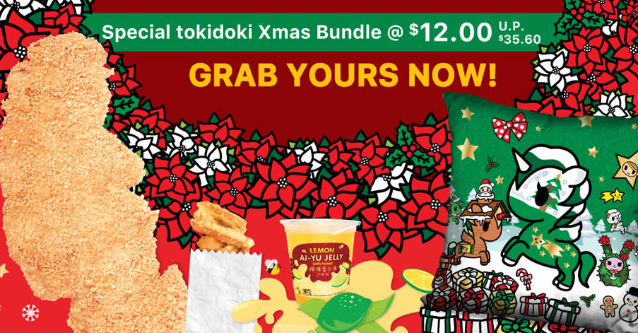 Featured image for Shihlin Taiwan Street Snacks to offer an exclusive $12 (U.P. $35.60) tokidoki Xmas Bundle from 11 - 13 Dec 2020