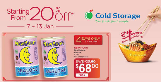 Cold Storage: Haagen-Dazs @ 2-for-$19.90 (U.P. $29), New Moon, Skylight and more deals valid up to 13 Jan 2021 - 1