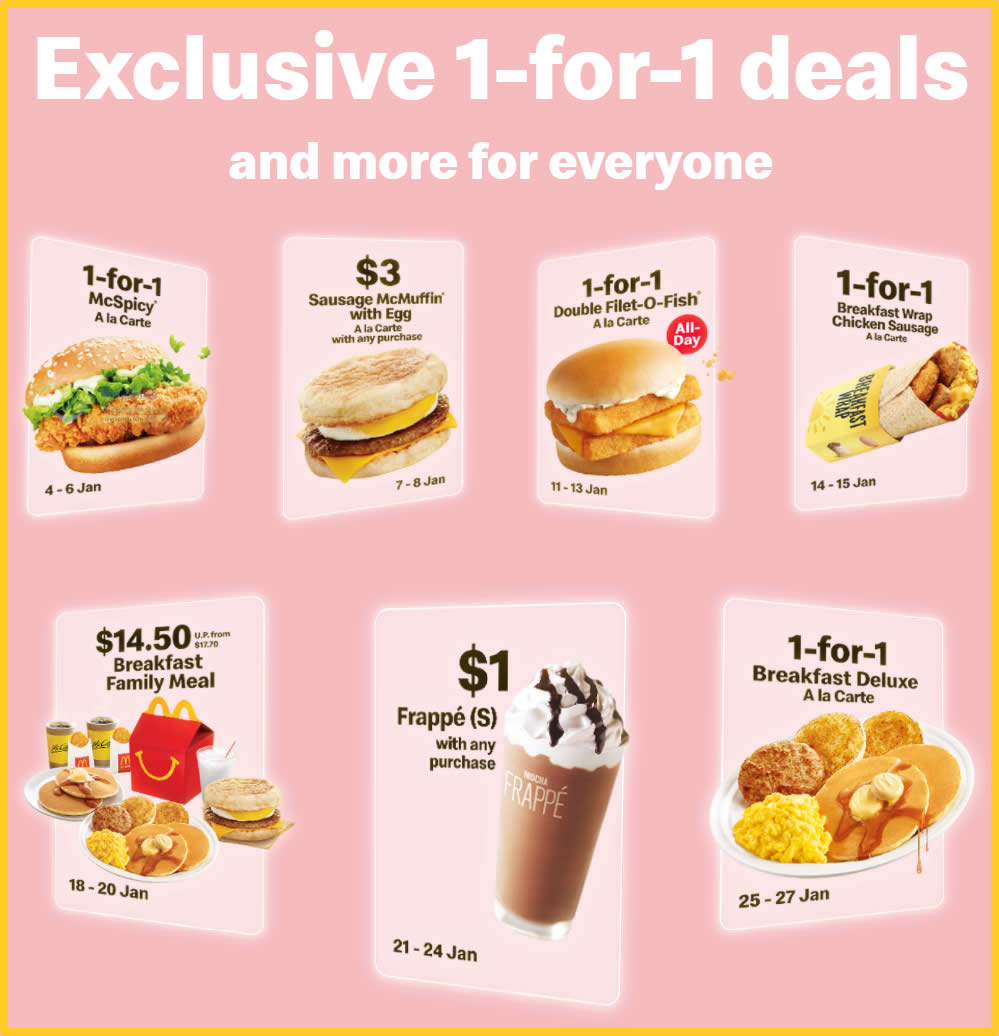 Mcdonalds deals breakfast specials