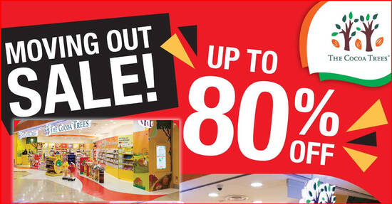 Featured image for The Cocoa Trees is having an up to 80% off moving out sale at Suntec City till 20 Jan 2021