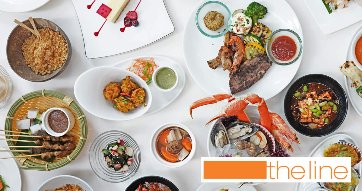Featured image for The Line at Shangri-La Hotel: Weekday Buffet Lunch 4th Diner Dines For Free till 29 October 2021