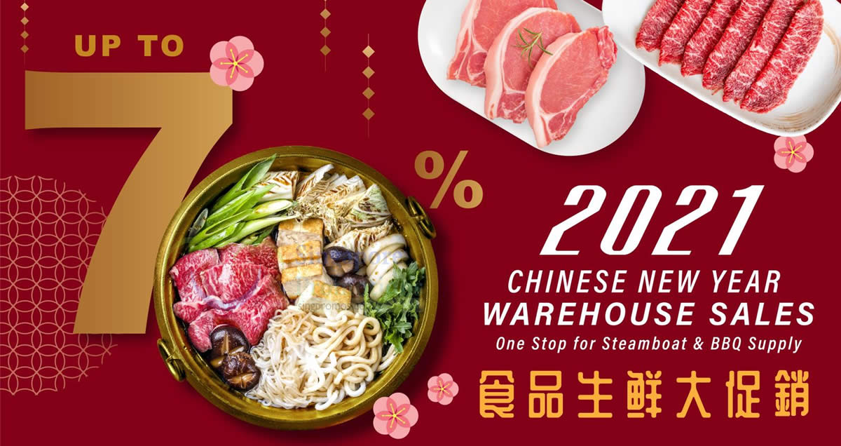 Featured image for Up to 70% Off at Far Ocean Seafood and Meat CNY Warehouse Sale from 23 Jan - 7 Feb 21 (weekends)