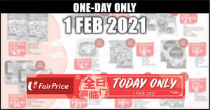 Featured image for Fairprice 1-day deals on 1 Feb: GOLDEN CHEF South Korean Baby Abalone, KitKat Sharebag, Darlie & More