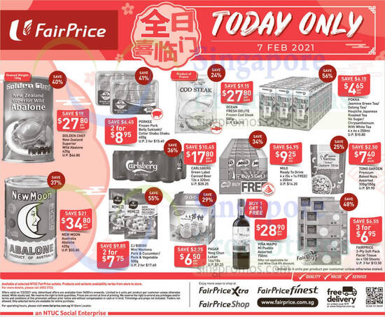 Fairprice 1day deals 7 Feb 2021