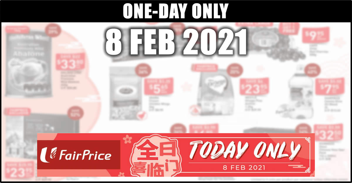 Featured image for Fairprice 1-day deals on 8 Feb: GOLDEN CHEF Australian Premium Wild Abalone, Heaven and Earth & More