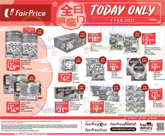 Fairprice 1day deals main 1 Feb 2021