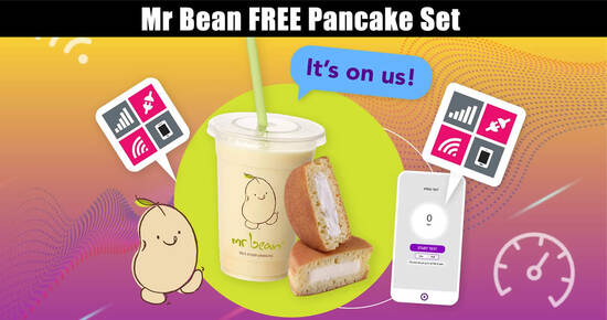 Mr Bean: Redeem a FREE pancake set by doing a mobile data speed test till 28 Feb 2021 - 1