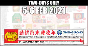 Featured image for (EXPIRED) Sheng Siong TWO-day deals on 5 – 6 Feb: 55% off Ferrero Rocher, 43% off Coca-Cola & More