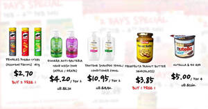 Featured image for Sheng Siong TWO-day deals on 3 – 4 Feb: Pringles Potato Crisps, Pantene Shampoo, Nutella & Go & More