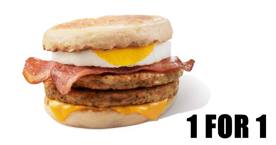 Featured image for McDonald's S'pore will be offering 1-for-1 McMuffin® Stack from 29 - 31 Mar 2021