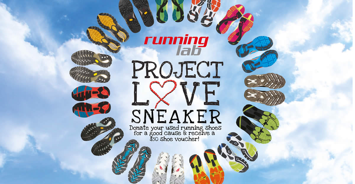 Featured image for Running Lab: Donate your USED running shoes and receive $50 shoe voucher till 31 March 2021
