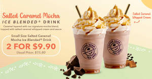 Featured image for The Coffee Bean & Tea Leaf S’pore launches new Salted Caramel Mocha Ice Blended drink from 29 Mar 2021