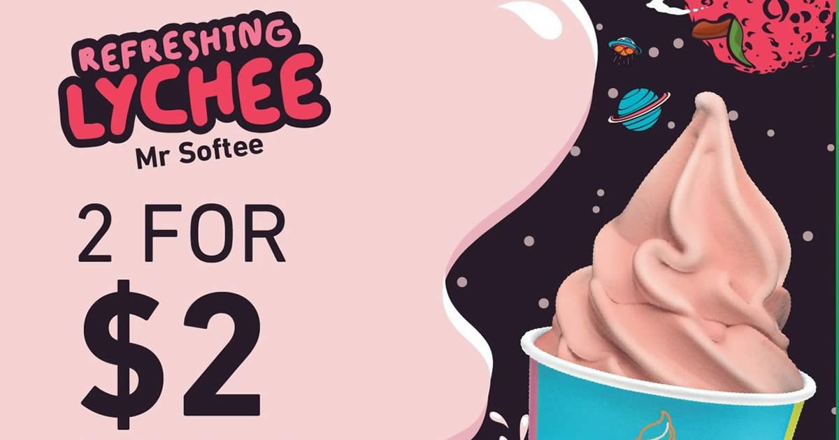 Featured image for 7-Eleven: Grab Lychee Mr. Softee at 2-for-$2 (Usual $1.50 each) till 18 Apr 2021