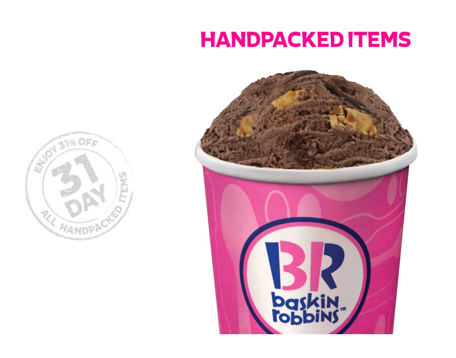 📢 BASKIN-ROBBINS MOBILE APP MEMBER EXCLUSIVE 📢 For today only, you can  enjoy 31% OFF any handpacked item before 31st March! Login to your…