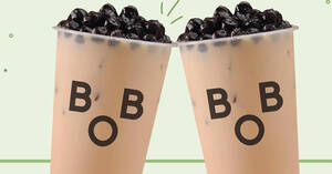 Featured image for Bober Tea: Enjoy 1-for-1 Bubble Milk Tea at all outlets on 30 April 2021