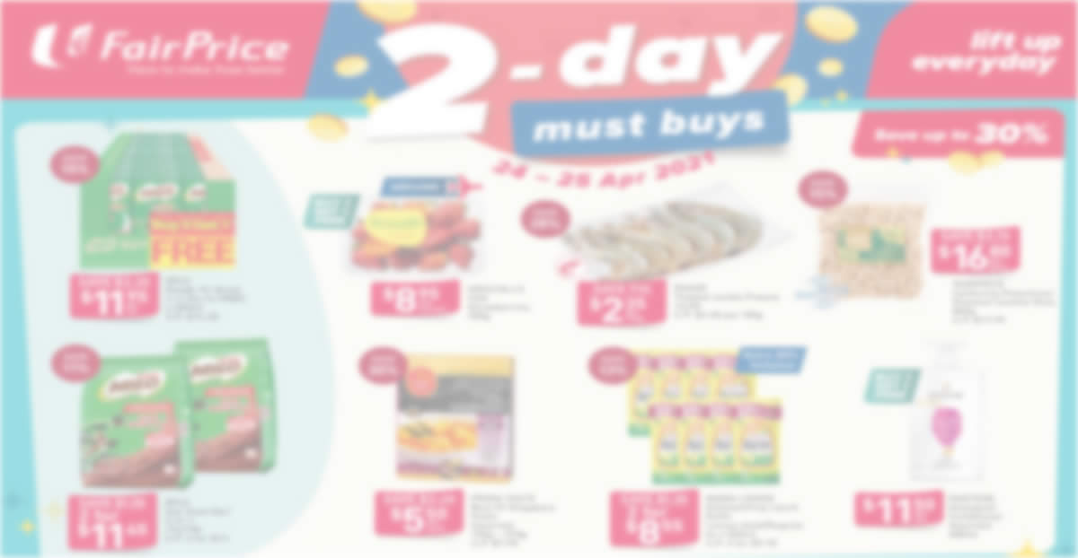 Featured image for Fairprice 2-days deals: Buy-1-Get-1-Free Driscoll's USA Strawberries, Pantene and other deals till 25 Apr 2021