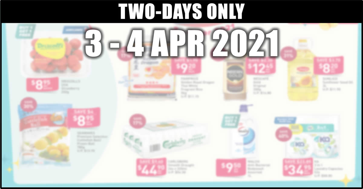 Featured image for Fairprice 2-days deals from 3 - 4 Apr 2021: Save up to 40% off
