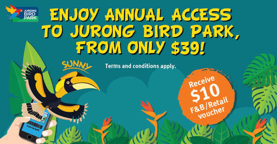 Jurong Bird Park: Enjoy 1 year membership at the price of a 1-day ticket (From 6 April 2021) - 1