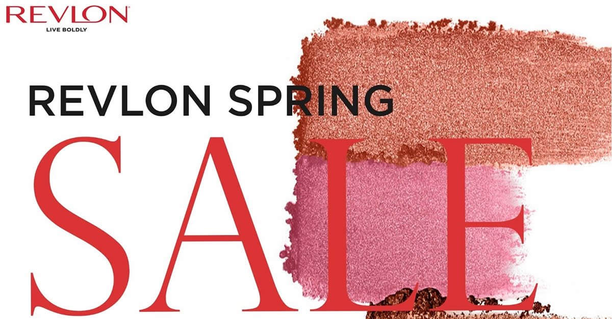 Featured image for Revlon spring sale offers discounts of up to 80% off from 6 - 9 April 2021