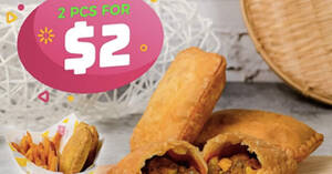 Featured image for Shake Shake In A Tub: $2 for two Curry Puffs at all outlets from 2 – 6 April 2021