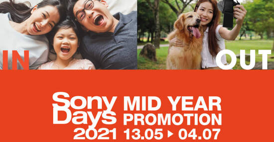 Featured image for Sony Singapore's Mid-Year Promotions 2021 now on till 4 July 2021