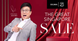 Featured image for (EXPIRED) Ogawa Great Singapore Sale Promotion from 21 June 2021