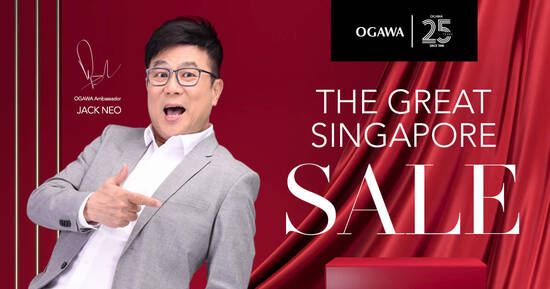 Featured image for Ogawa Great Singapore Sale Promotion from 21 June 2021