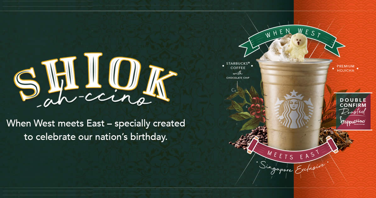 Featured image for Starbucks S'pore brings back the Shiok-ah-ccino beverage in a new flavour from 22 July 2021