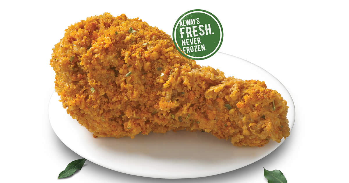 Featured image for Texas Chicken S'pore brings back fan favourite Salted Egg Fried Chicken from 29 Jul - 8 Sep 2021