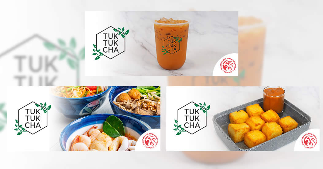 Featured image for Tuk Tuk Cha: 1-for-1 Large Thai Milk Tea & more NDP 2021 ecoupons valid till 31 Oct 2021