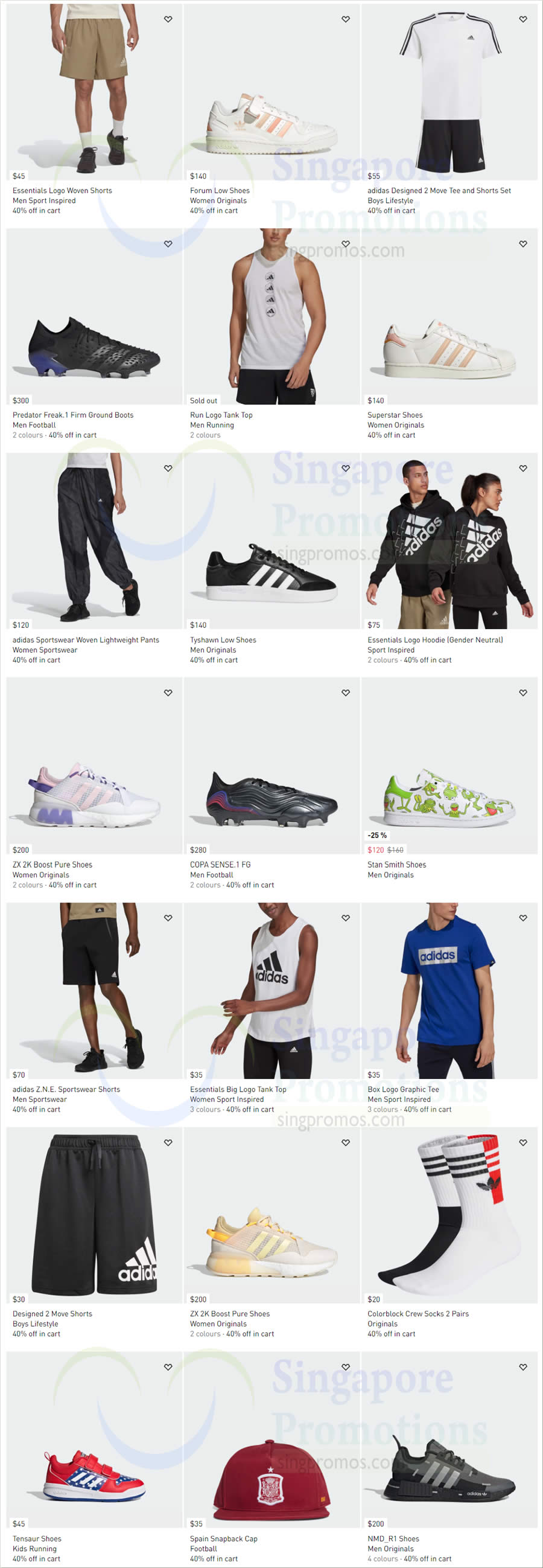 Adidas shoes 40 off clearance 30