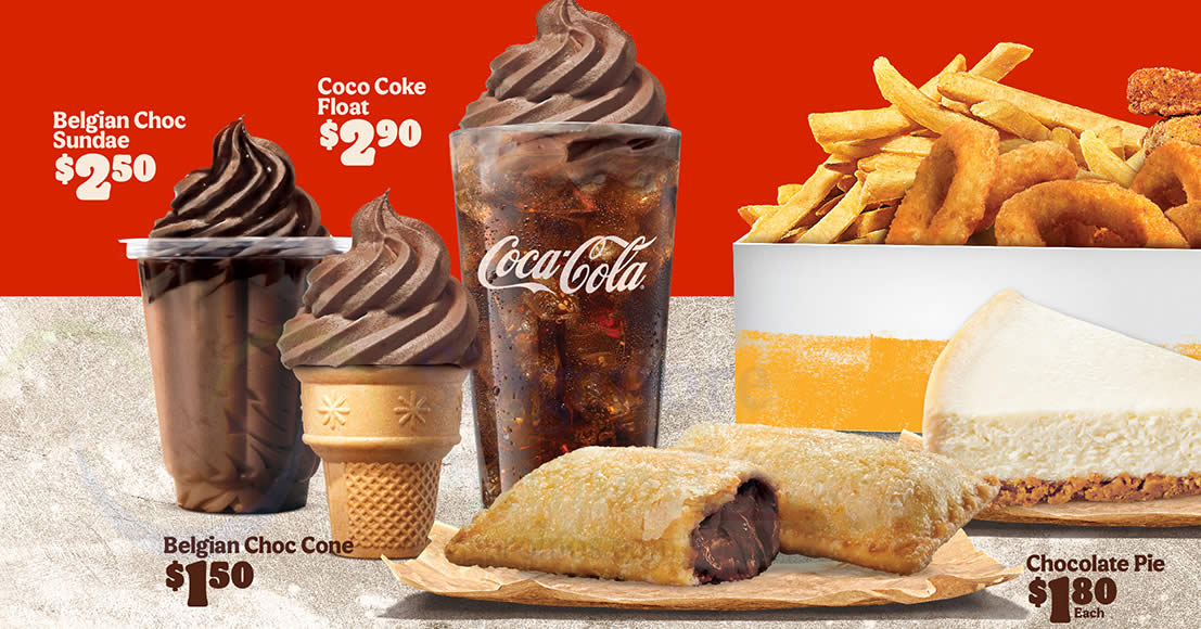 Featured image for Burger King S'pore brings back Belgian desserts (From 31 Aug 2021)
