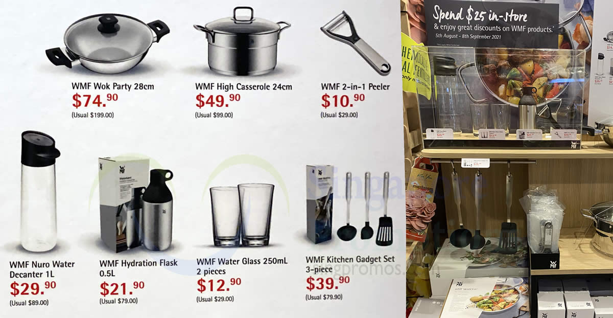 Featured image for Fairprice Finest: Spend & redeem WMF cookware at up to 65% off till 8 Sep 2021
