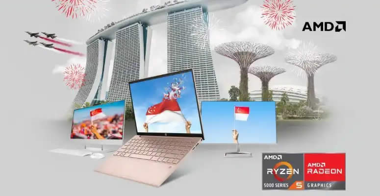 Featured image for Save up to $130 at HP S'pore National Day online sale till 10 Aug 2021