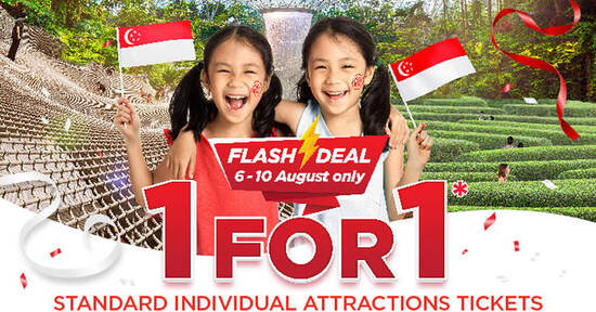 Featured image for Jewel Changi Airport: 1-for-1 tickets to Canopy Park attractions (for visits up to 30 Sep) till 10 Aug 2021