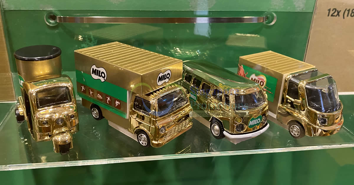 Featured image for Milo S'pore is bundling free Gold Mini Milo Van with purchase of selected products (From 23 Aug 2021)