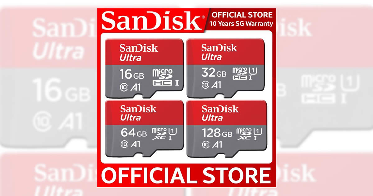 Featured image for $5 for 16GB SanDisk Ultra microSD UHS-I Card (32GB, 64GB, 128GB & more options available) (From 22 Aug 2021)