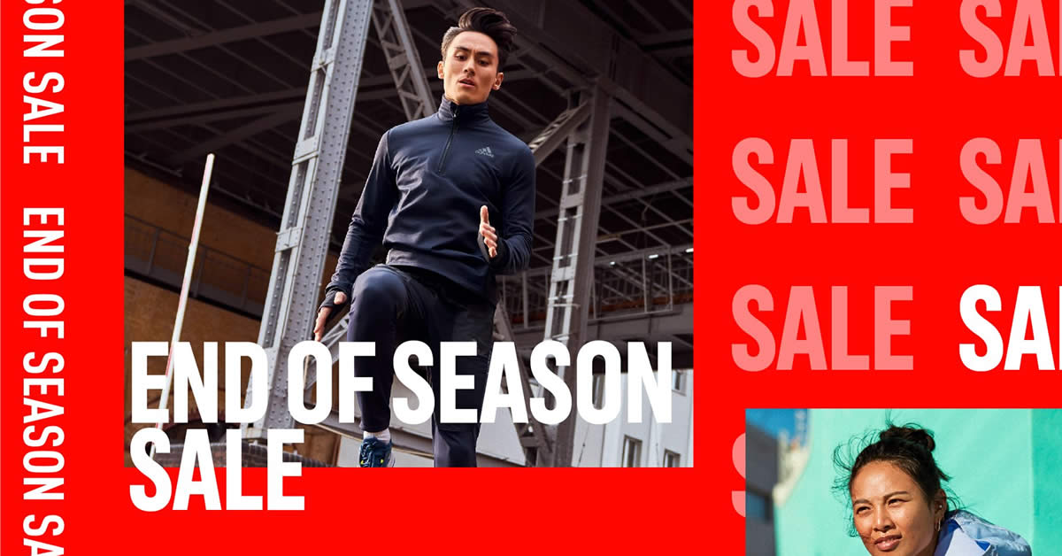 Featured image for Adidas S'pore end of season offers 40% discount on selected items and additional on sale items online till 26 Sep 2021