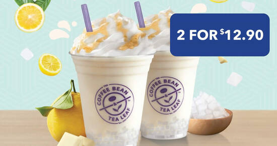 Featured image for Coffee Bean & Tea Leaf: $6.45 Honey Yuzu White Chocolate Ice Blended with Nata de Coco when you buy two (From 15 Sep)